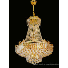 Европейский стиль золотой кристалл люстры подвеска свет для дома 6126